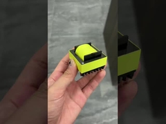 HFトランスのデモンストレーション：E42/21/15フェライトコア & 水平ボビン