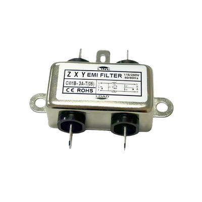 購入 CW1B-3A-T05 電源 EMI フィルタ 4ピン はんだ付け 金属 ノイズサプレッサ 電磁干渉 オンライン製造