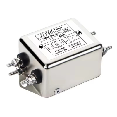 単相二段式EMIフィルター AC380V/440V 高圧電源 CW4EL2-10A 20A 30A-T/S CW4L2 ボルト/溶接タイプ