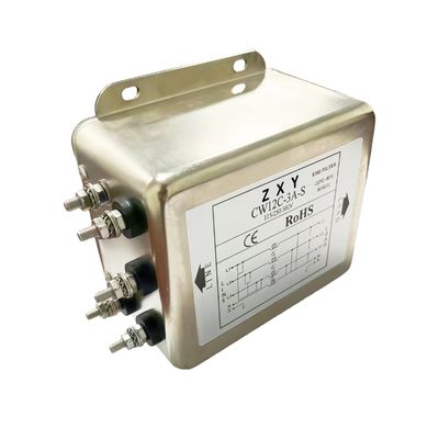 3相4ワイヤの電源フィルター インバーター EMI サーボ浄化器 CW12C-3A-S ボルト搭載
